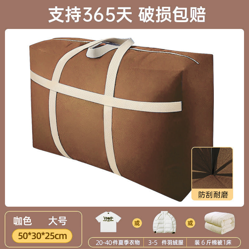 Moving Packing Bag Quilt Quilt Thickened Large Capacity Organizing Clothes Luggage Waterproof Woven Storage Bag