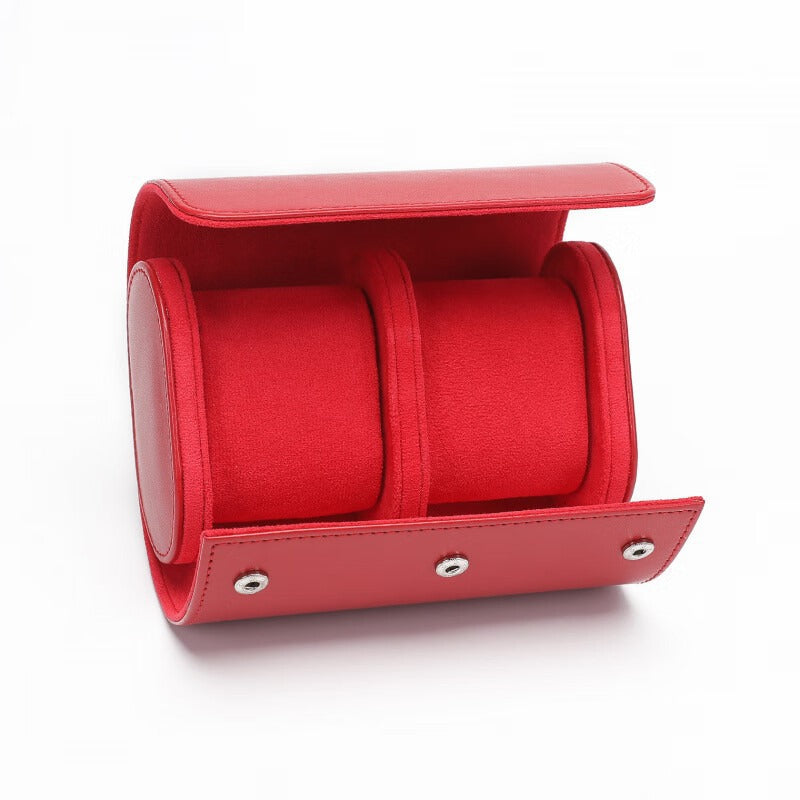 2025 Cross-Border Portable 1-Digit 2-Digit 3-Digit Watch Box Pu Leather Watch Storage Box Packaging Box Wholesale