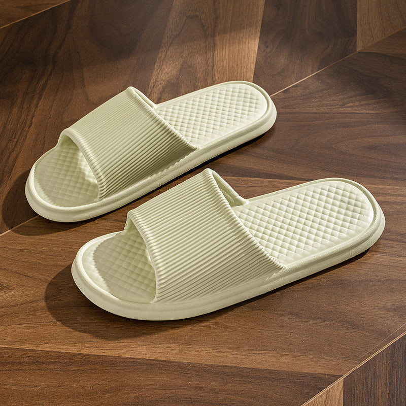 Slip Slippers Women's Summer Household Non-slip Bathroom Bathing Couple's Thick-soled Household Men's Summer Simple Sandals