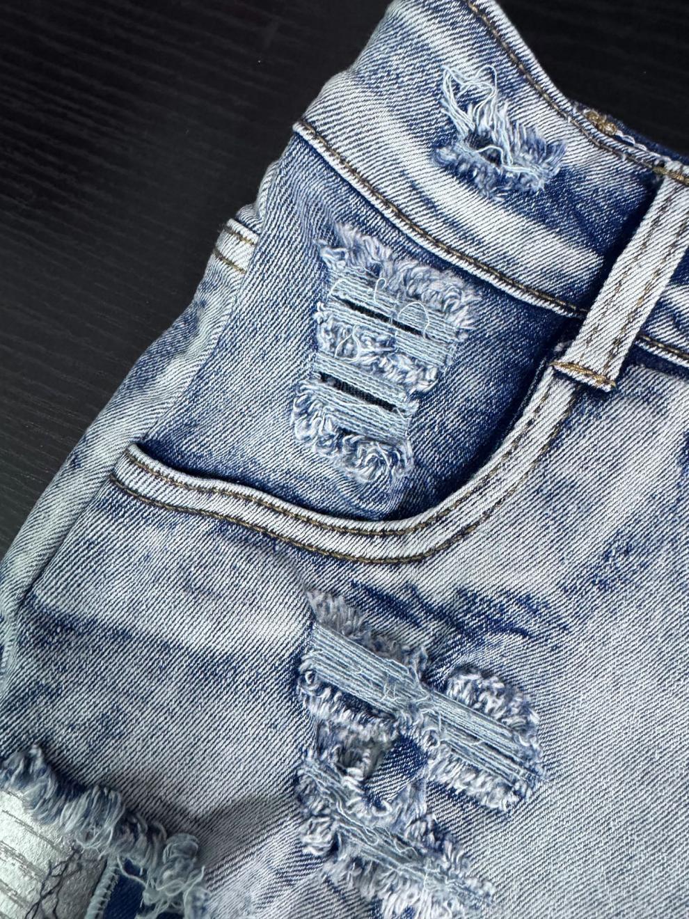 9030 # 2024 New Sexy European and American Raw Edge High Waist Tight Sexy Jeans Denim Shorts for Women