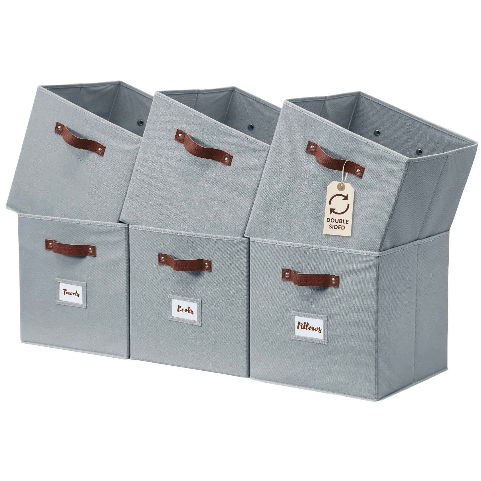 Amazon Lidless Storage Box Fabric Storage Box Foldable Large Drawer Storage Box Toy Storage Box