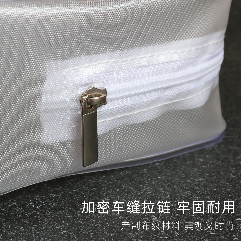 Pvc Toiletry Bag Transparent Cosmetic Bag Portable Storage Bag Large Capacity Travel Toiletry Bag High-End Waterproof