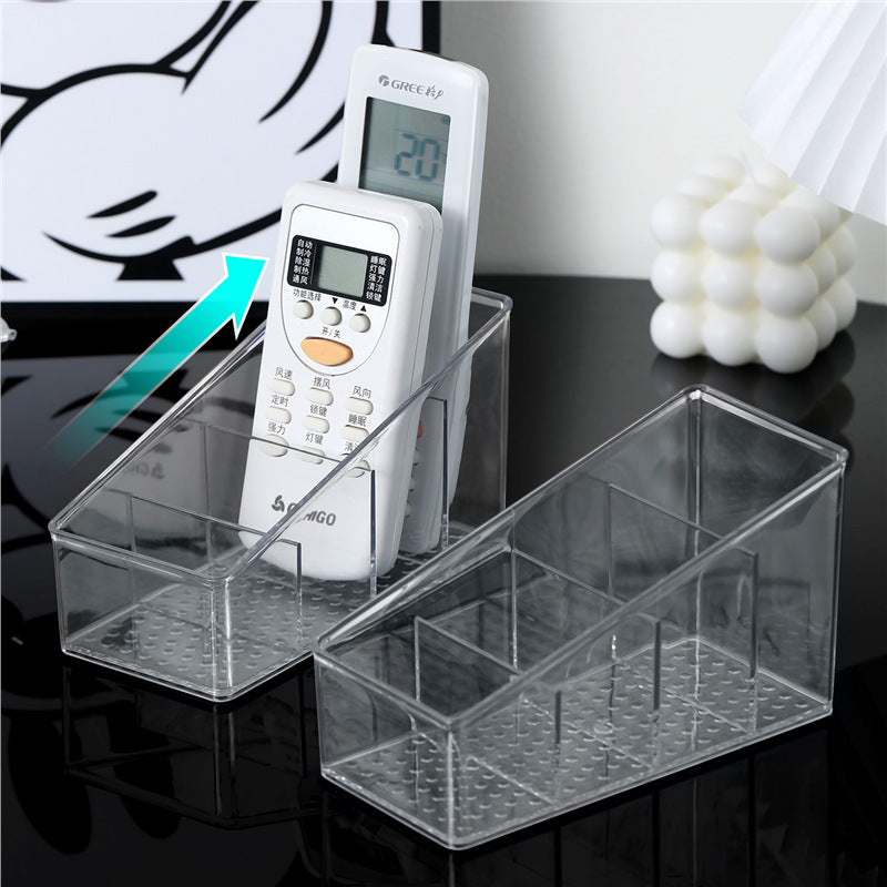 Desktop Remote Control Storage Box Plastic Sundry Basket Office Cosmetics Storage Box Multi-Functional Storage Box
