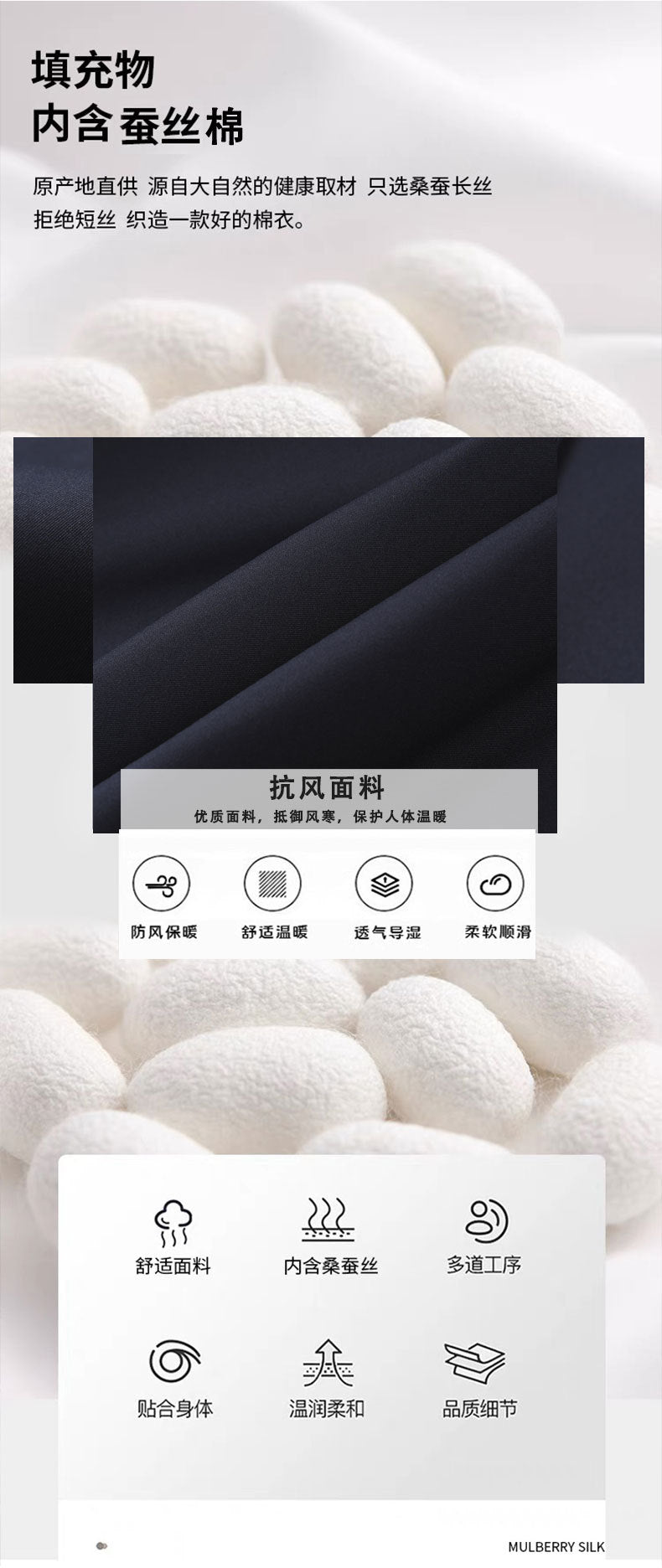 Pastoral Bird Autumn and Winter New Middle-aged Men's Jacket Short Down Cotton-padded Jacket Cotton-padded Coat Thickened Dad's Clothes