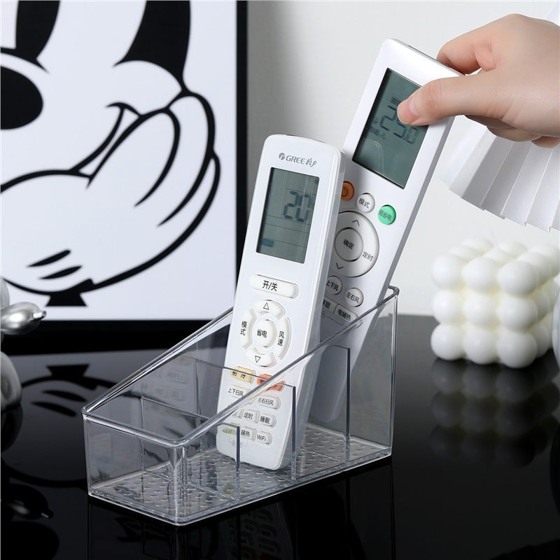 Desktop Remote Control Storage Box Plastic Sundry Basket Office Cosmetics Storage Box Multi-Functional Storage Box