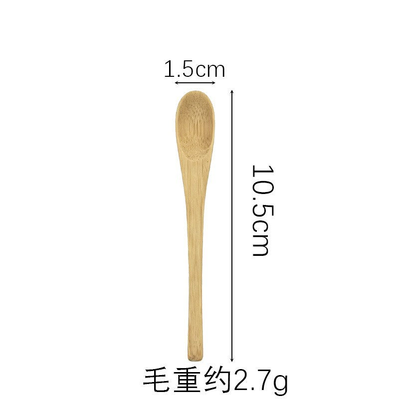 Manufacturer Wholesale Coffee Milk Stirring Spoon Bamboo Long-Handled Bamboo Spoon Honey Stirring Stick Wooden Spoon
