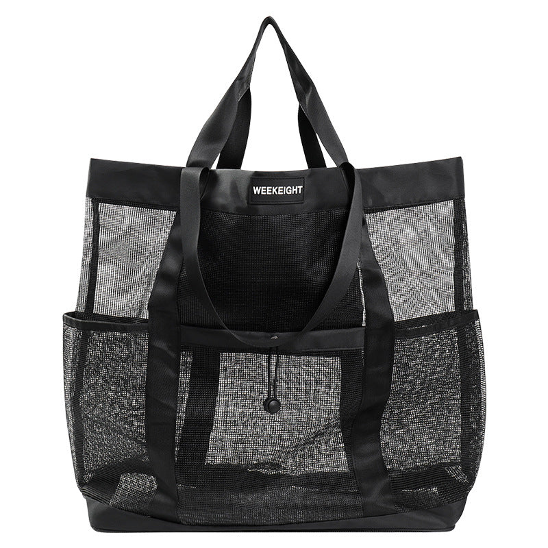 Large Capacity Swimming Fitness Bag Fashion Sports Shoulder Portable Beach Bag Travel Draining Storage Bag Universal Satchel