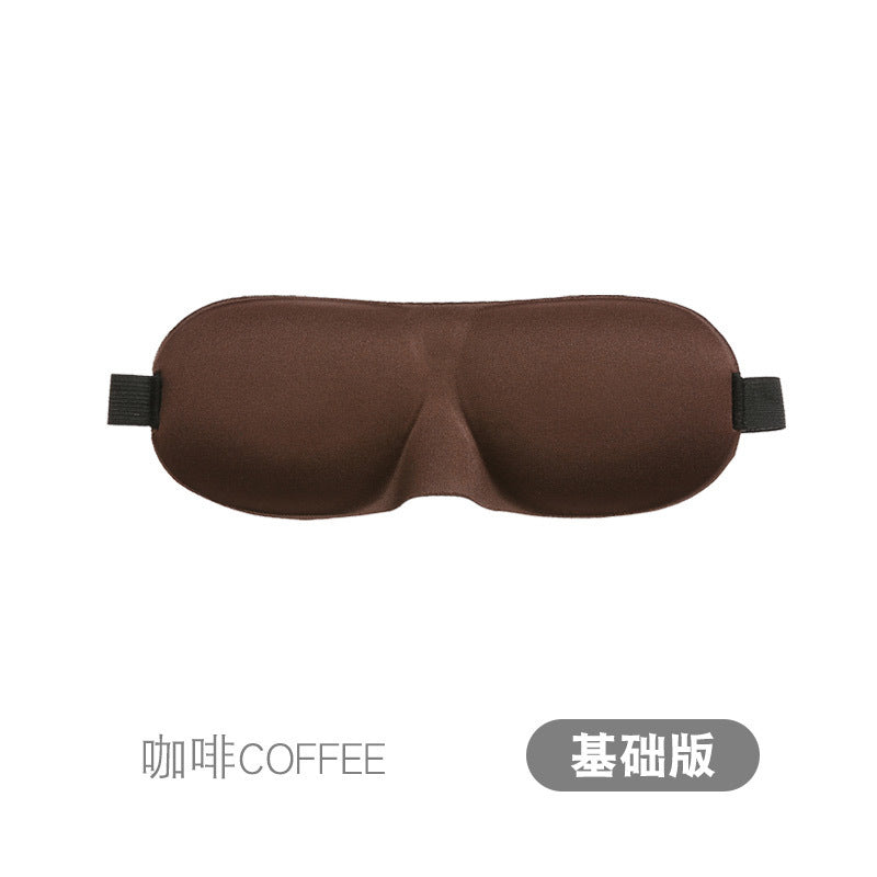3D Eye Mask Sponge Fabric Light-Blocking Eye Protection Travel Aviation Sleep Unisex Customizable Logo Full Blackout