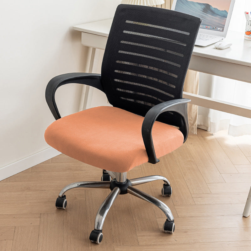 Anti-Slip Velvet Chair Cover, Office Chair Cover, Elastic Horn-Shaped Chair Cover, Office Chair Cover, New Year Style