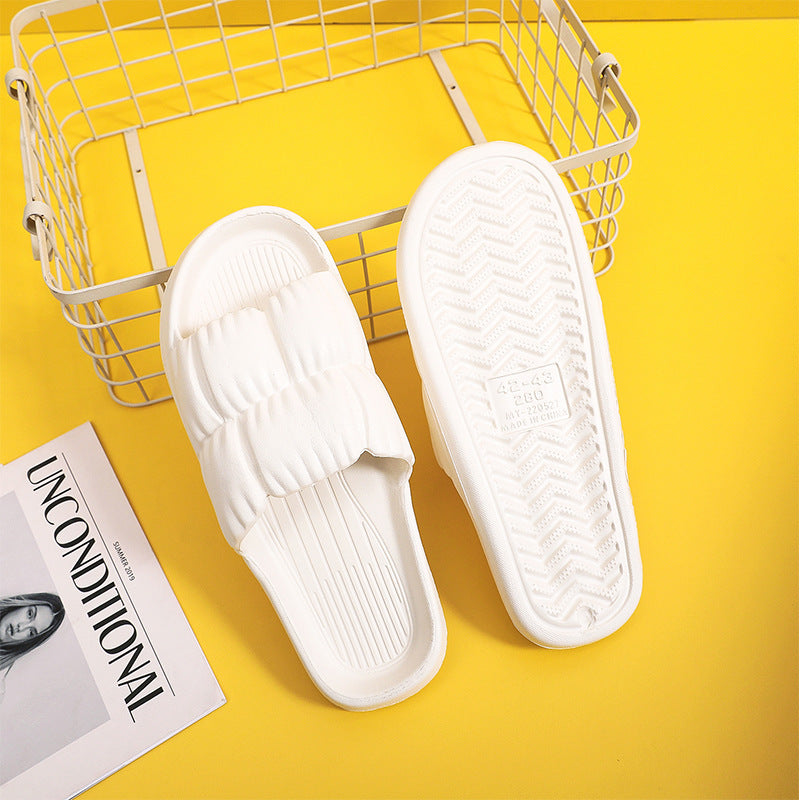 1035 a generation of hair household female summer home indoor couple bathroom bath soft bottom non-slip sandals and slippers manufacturers