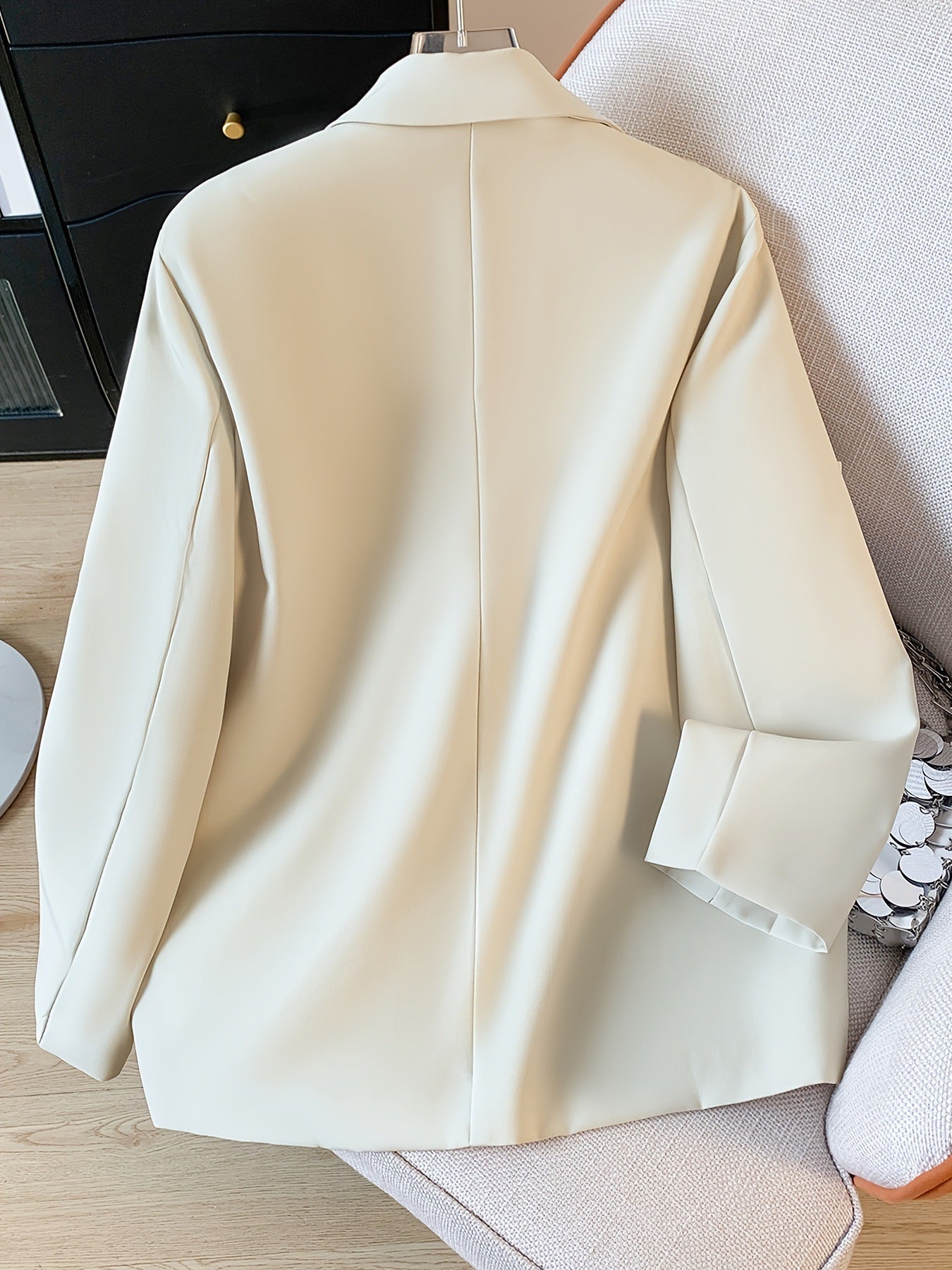 Lazy Style Suit Jacket for Women 2025 Spring and Autum New Street Celebrity Simple Loose Brown Small Suit