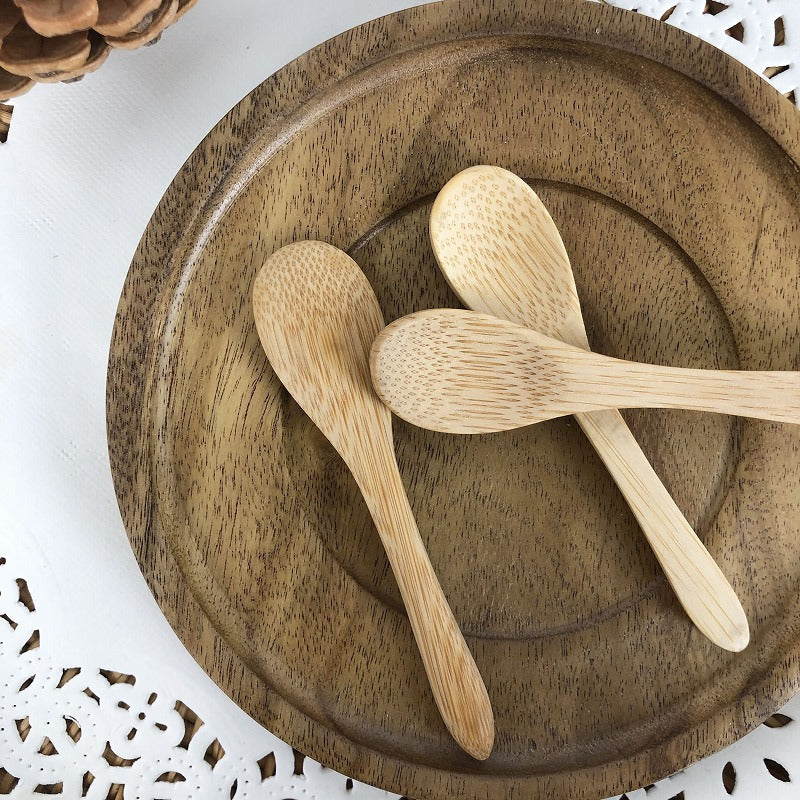 Factory wholesale Japanese children's rice spoon mini bamboo spoon meal chopsticks tableware household kitchen utensils