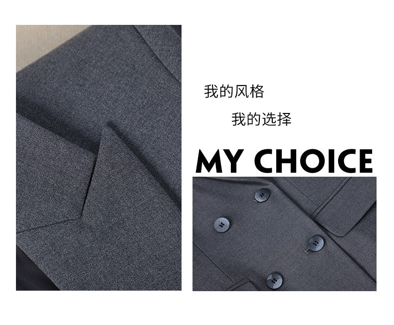 Cross-Border Suit Set for Female College Students, Interview Attire, Formal Fitted Jacket, New High-End Professional Workwear