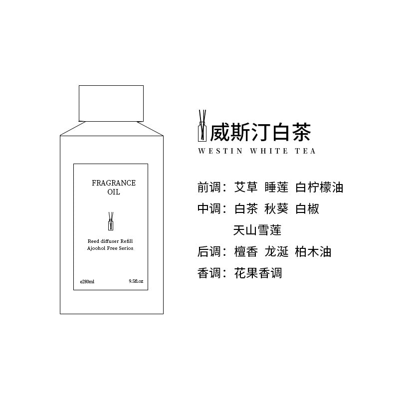 Hotel Flameless Aroma Diffuser Essential Oil Refill Liquid for Home Bedroom, High-End Fragrance Diffuser, Aroma Diffuser Liquid, Perfume Ornament