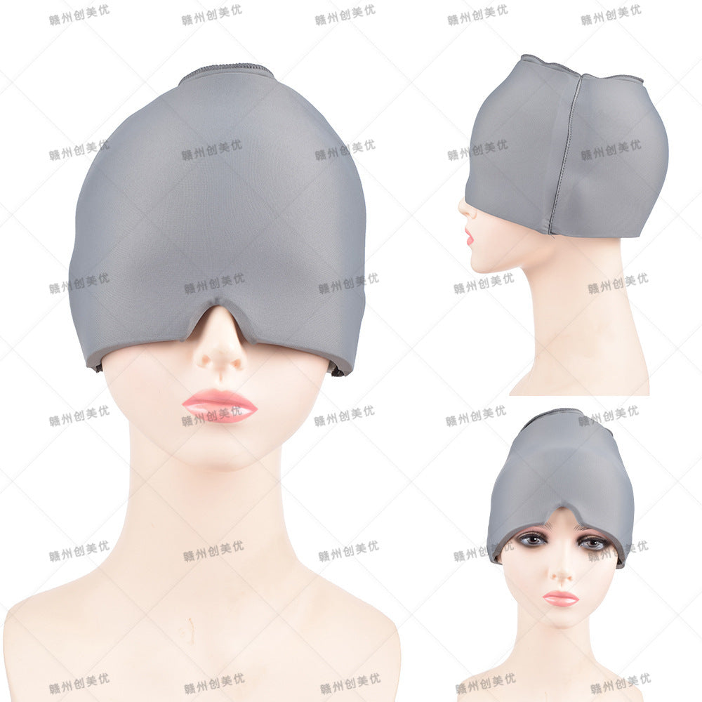 Amazon facial cold compress headgear gel Ice compress headgear Ice Cap solid gel headgear Ice Cap