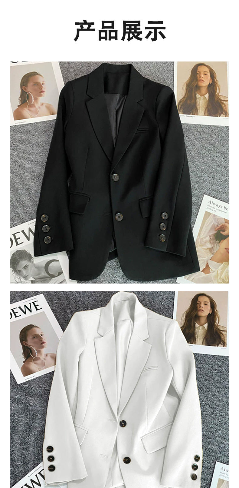 Avocado Green Blazer for Women 2026 Spring and Autumn New Casual Stylish Street-Style Blazer Korean Version Suit Jacket