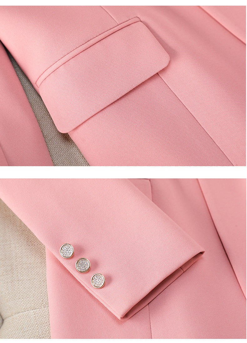 Cross-Border Women's Suit Set, New Autumn Style for College Students, Interview Formal Wear, Elegant Goddess Style Casual Blazer