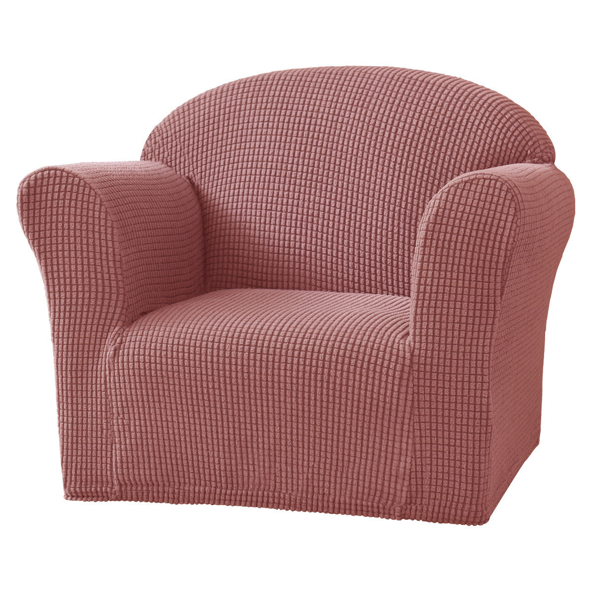 Cross-border Exclusive Elastic Fleece Children's Sofa Cover Solid Color Simple Small Sofa Cover Baby Sofa Cover