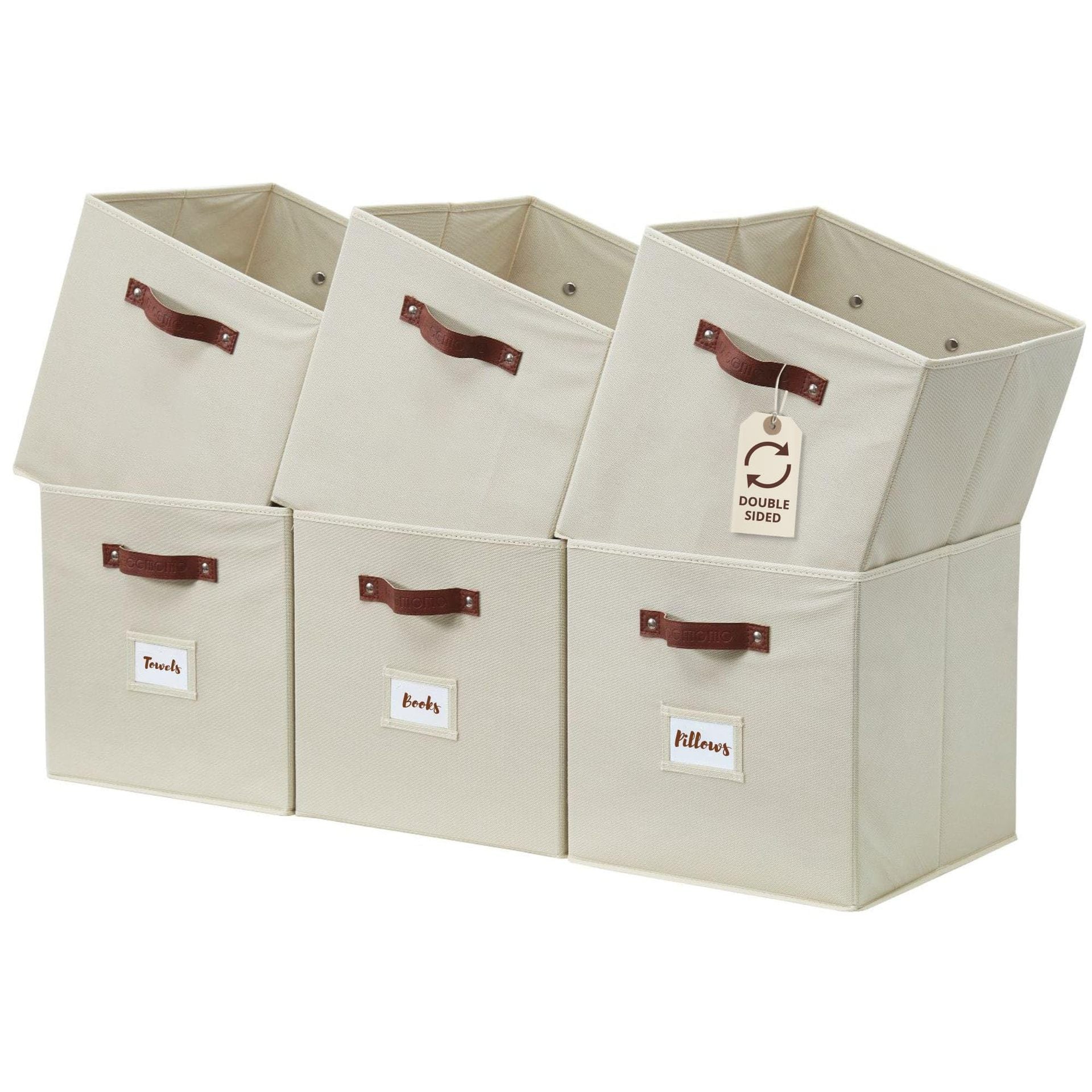 Amazon Lidless Storage Box Fabric Storage Box Foldable Large Drawer Storage Box Toy Storage Box