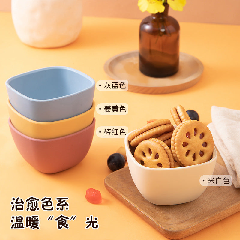 Strict selection of cross-border hot selling children's food supplement bowl mini anti-fall food grade silicone baby learning to eat food supplement tableware