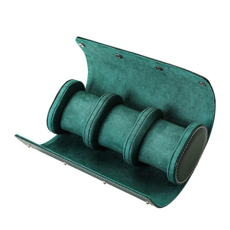 2025 Cross-Border Portable 1-Digit 2-Digit 3-Digit Watch Box Pu Leather Watch Storage Box Packaging Box Wholesale
