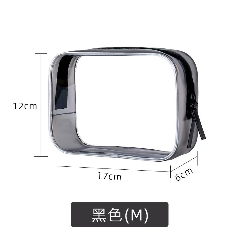Pvc Toiletry Bag Transparent Cosmetic Bag Portable Storage Bag Large Capacity Travel Toiletry Bag High-End Waterproof