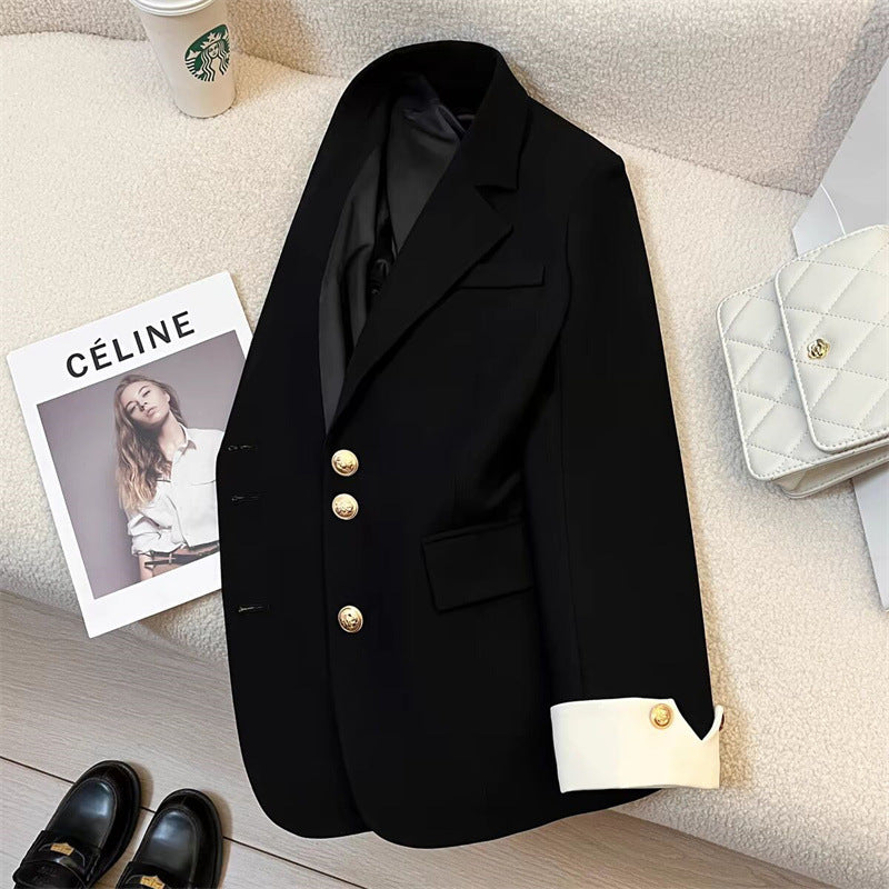 2026 New Style Elegant Commuter Blazer for Women, Spring and Autumn, Unique Design, Trendy Cross-Border Suit