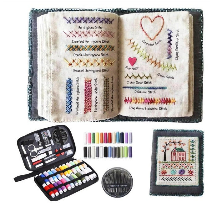 Cross-Border Hot-Selling Household Portable Sewing Kit, Daily Sewing Tools Multi-Piece Set, Handmade Sewing Kit