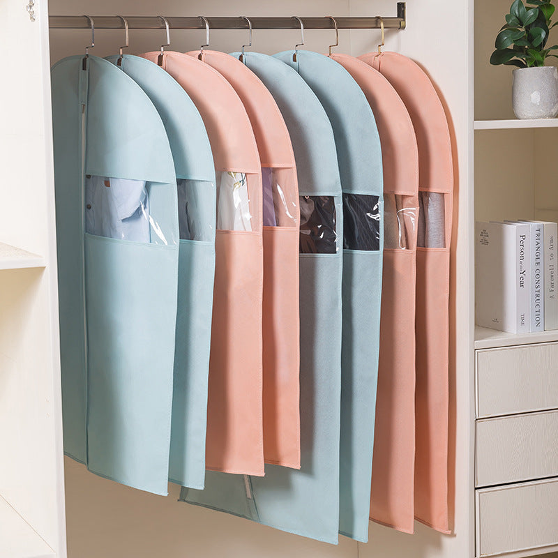 Household Clothing Coat Non-Woven Dust Cover Suit Cover Storage Dust Cover Garment Bag Manufacturer
