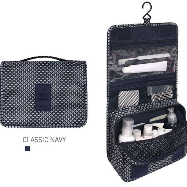 Travel Hanging Storage Toiletry Bag Waterproof Cosmetic Bag Oxford Cloth Folding Portable Travel Bag Waterproof Portable
