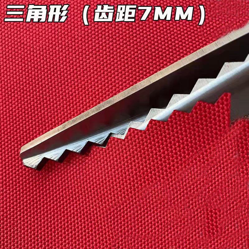 Handmade DIY Triangle Sawtooth Hair Cutter Tailor Scissors Handmade Lace Cutter Wave Cut Lace Household Scissors