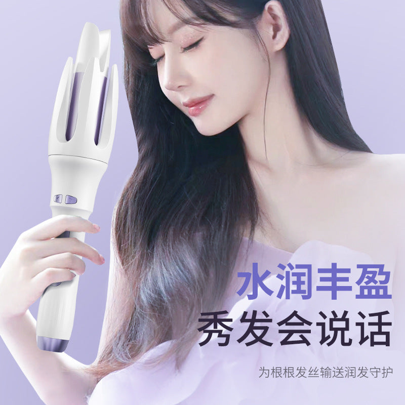 Full-automatic double card slot curling irons artifact lazy people do not hurt their hair electric rotating big wave dormitory lasting shaping