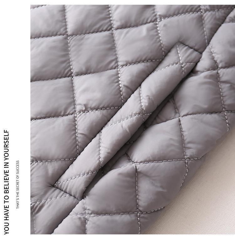 Cross-border foreign trade winter men's cotton-padded jacket European and American fashion Diamond cotton-padded jacket trend casual large size men's cotton-padded jacket coat