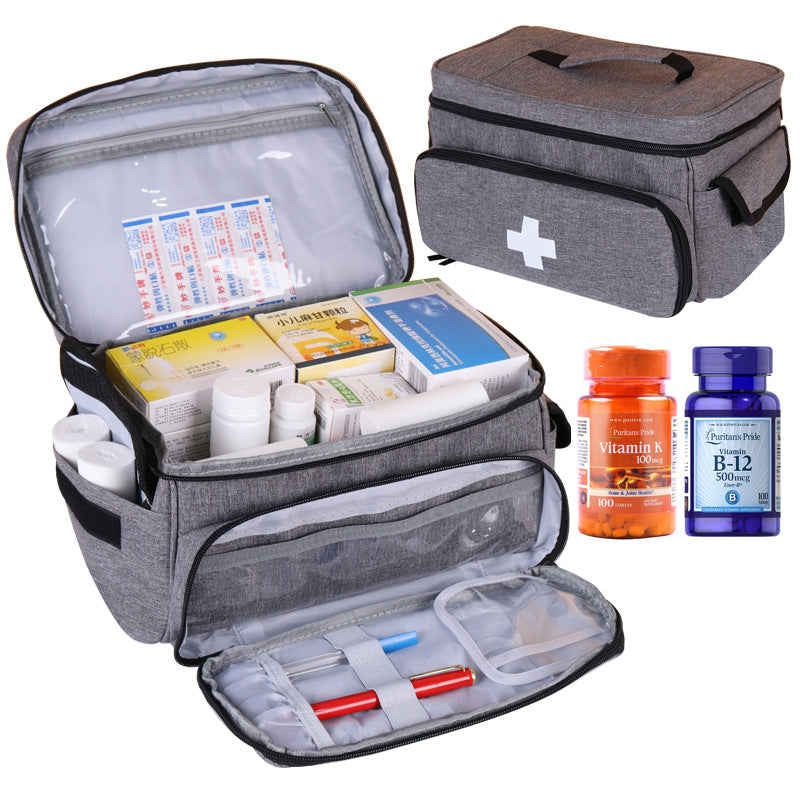 Amazon's New Small Medicine Storage Bag Family First Aid Storage Box Medical Tool Kit Medical Kit