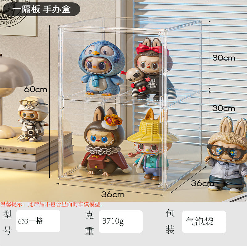 Blind Box Storage Display Stand Desktop Transparent Dustproof Acrylic Lego Bubble Mate Storage Cabinet Hand Display Box