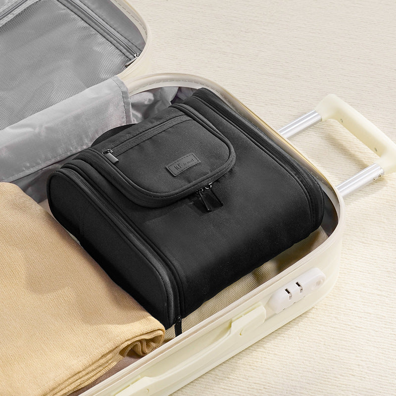 Multi-functional double-opening wash large-capacity travel storage bag portable hook wash bag anti-splash thickened portable