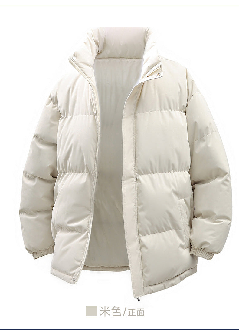 Winter cotton-padded jacket coat American fashion brand couple's bread clothing casual all-match daily loose thickened