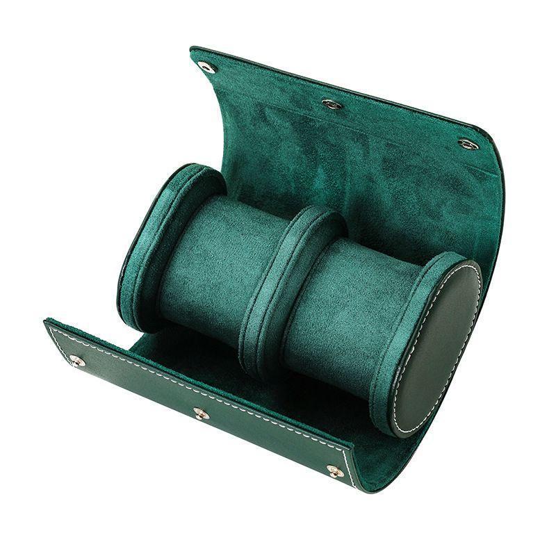 2025 Cross-Border Portable 1-Digit 2-Digit 3-Digit Watch Box Pu Leather Watch Storage Box Packaging Box Wholesale