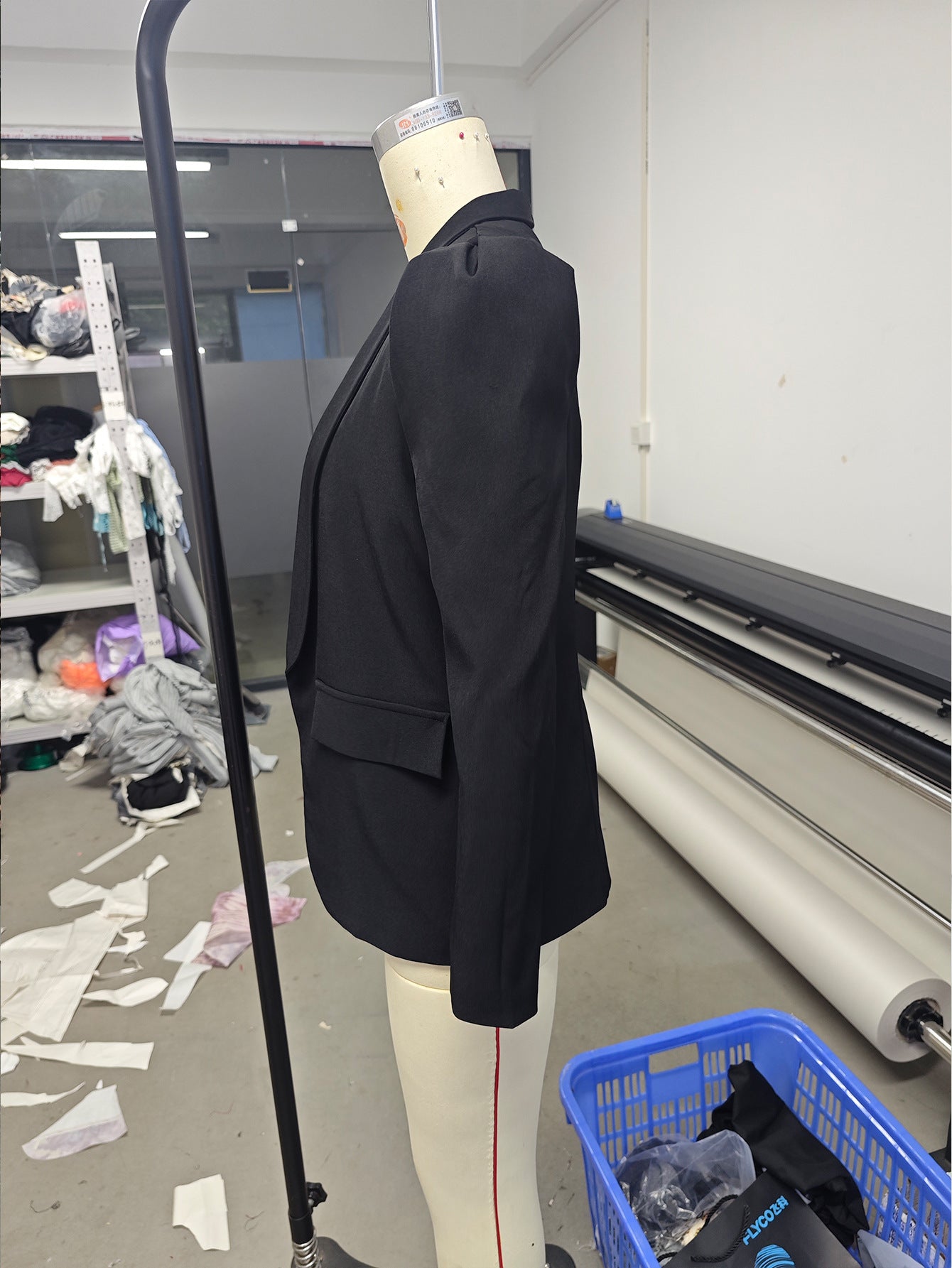 2025 Independent Station Wish Amazon Autum New Pure Color Long-Sleeved Lapel Suit Small Jacket Women's Clothing
