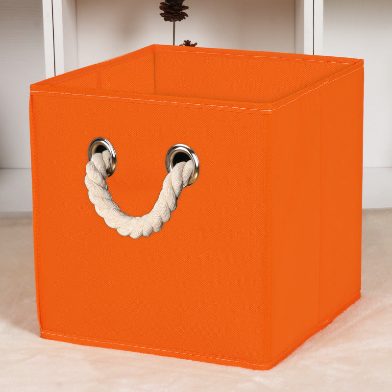 Amazon Lidless Storage Box Fabric Storage Box Foldable Large Drawer Storage Box Toy Storage Box