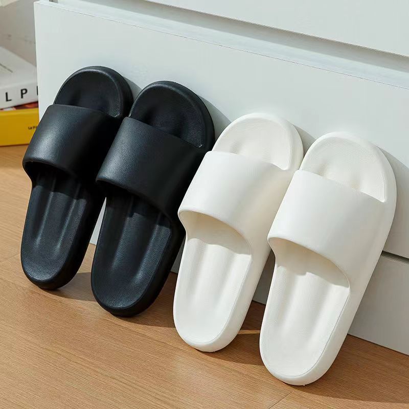 Home slippers women's four seasons 2023 new indoor home bathroom bath non-slip lightweight height increasing eva slippers