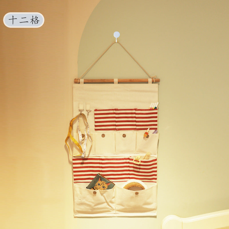Wall-Mounted Hanging Bag for Door, Bedside, or Wall Storage for Mobile Phones and Other Items; a Great Storage Solution