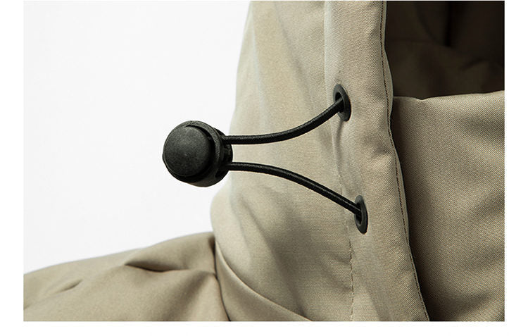 2024 Cross-border Foreign Trade Winter Middle-aged and Elderly Dad Clothes Men's Down Cotton-padded Coat Thickened Warm Hooded Cotton-padded Coat