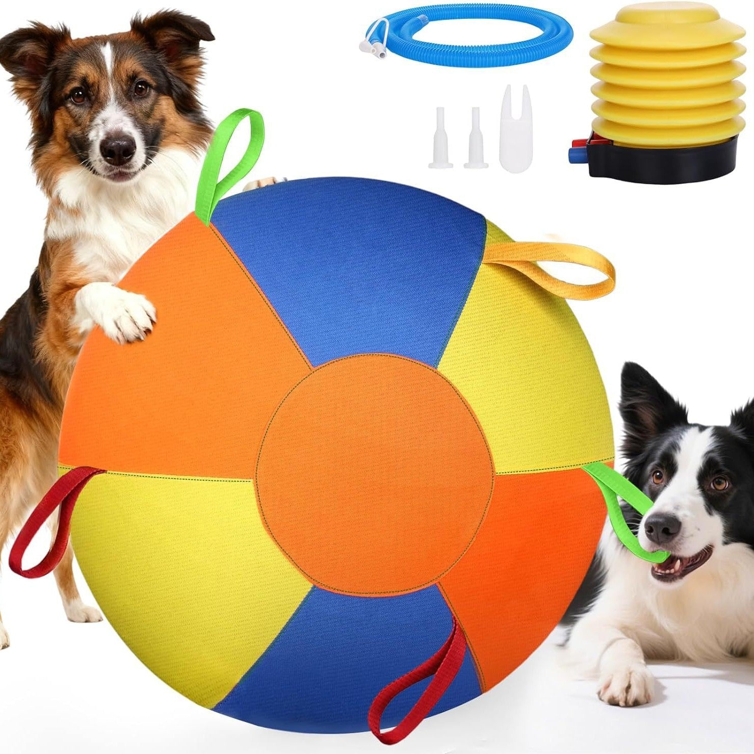 Cross-Border Sheep Horse Dog Herding Ball—Durable Solid Color Polyester Inflatable Training and Exercise Toy Pet Game Ball