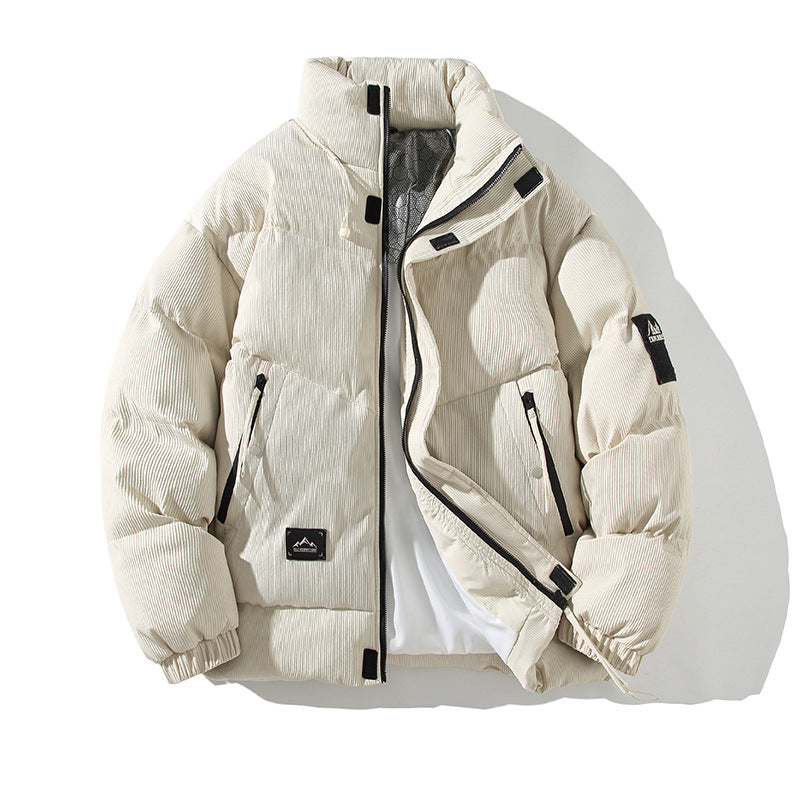 American Street Fashion Brand Graphene Winter Thickened I Charge Daily Casual All-match Cotton Jacket