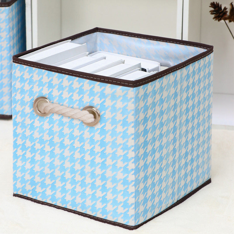 Amazon Lidless Storage Box Fabric Storage Box Foldable Large Drawer Storage Box Toy Storage Box