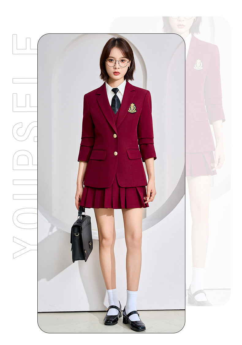 Designed Elegant Professional Women's Suit Jacket 2025 Autum New Slim Fit Ol Work Clothing Versatile Suit