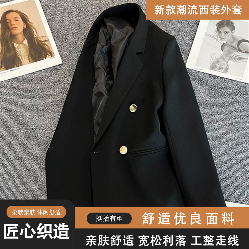 Green Small Blazer for Women 2025 Spring New Style Slimming Internet Celebrity Street Top Trendy Women