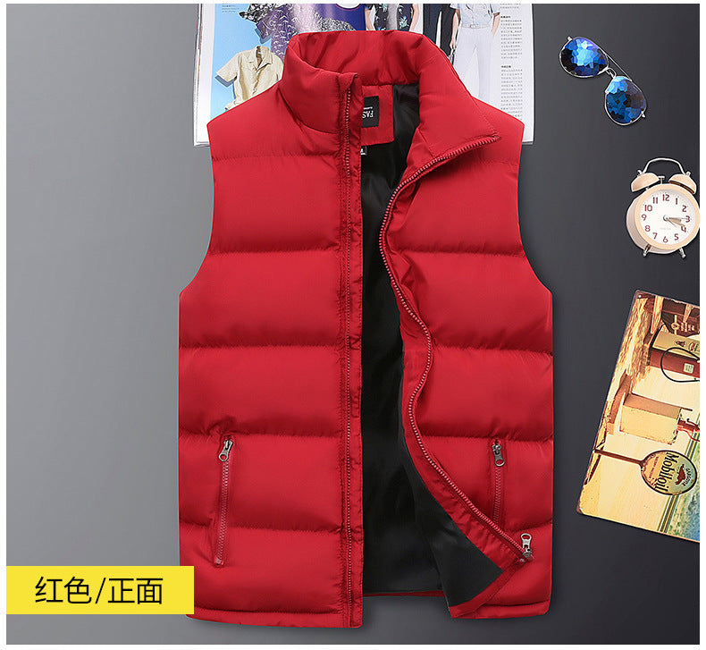 Men's Casual Fashion Vest for Autumn and Winter, Trendy Slim-Fit Jacket, Wholesale Dropshipping