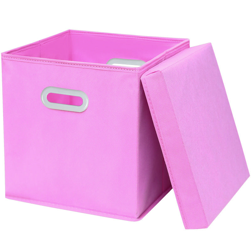 Amazon Lidless Storage Box Fabric Storage Box Foldable Large Drawer Storage Box Toy Storage Box